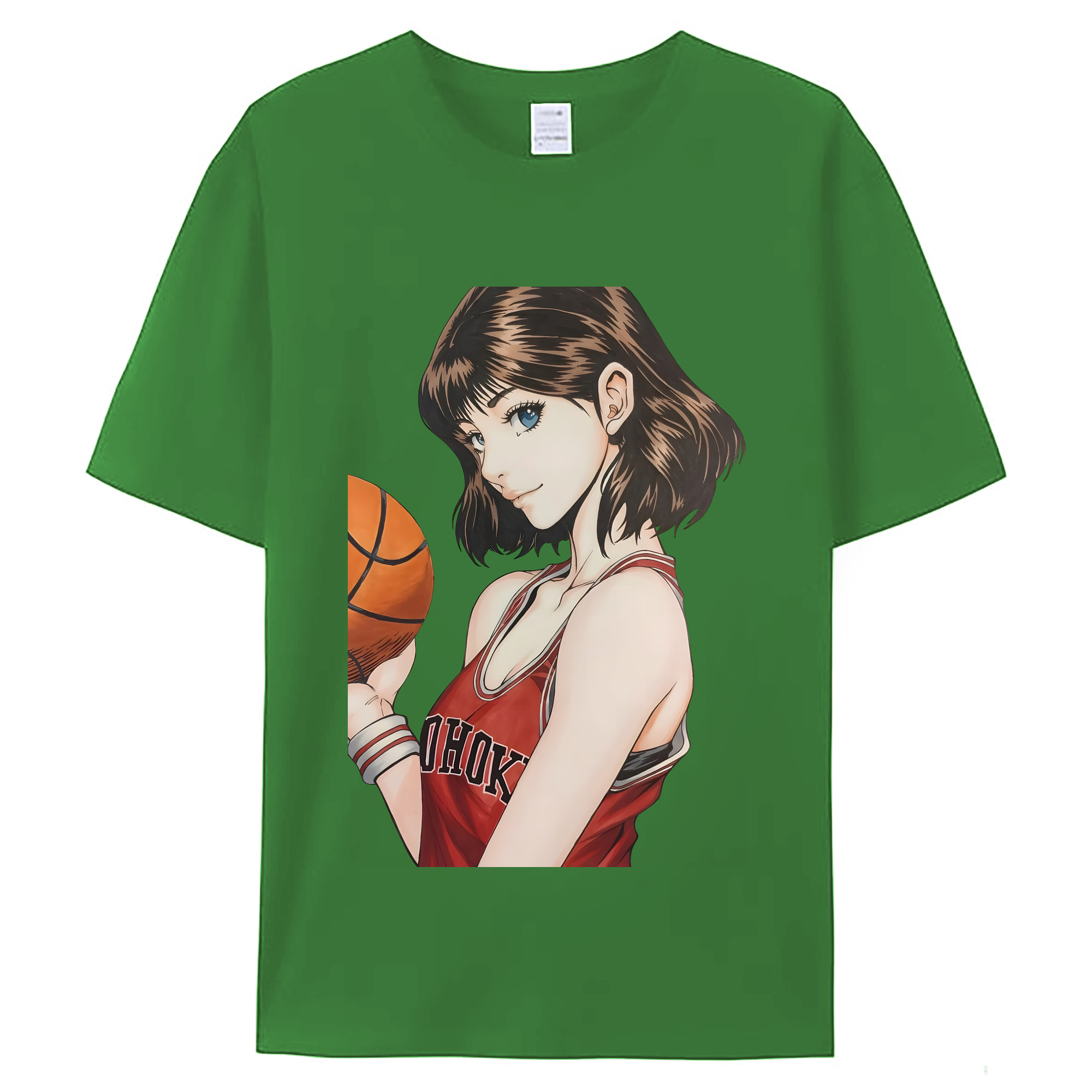 （画像用） SLAM DUNK／スラムダンク レディースカジュアルプリントTシャツ（綿100％）
